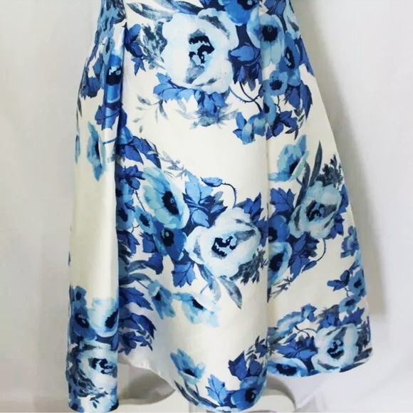 Adrianna Papell high low floral Tole dress - Picture 7 of 8